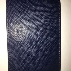 Montblanc Card Case  Black Grained CalfskinLeather